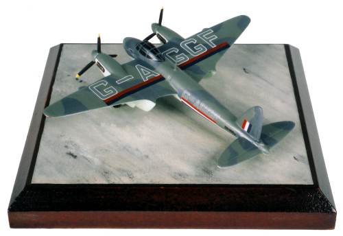 de Havilland Mosquito Mk IV BOAC 1/144 scale pewter limited edition aircraft model as used on the famous 'Balb Bearing Runs'. Handmade by Staples and Vine Ltd.